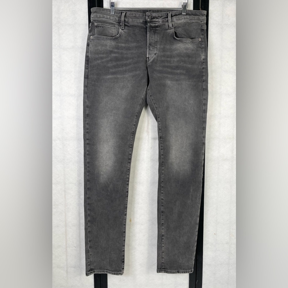 G-Star Men's Charcoal Slim Jeans - Picture 1 of 7